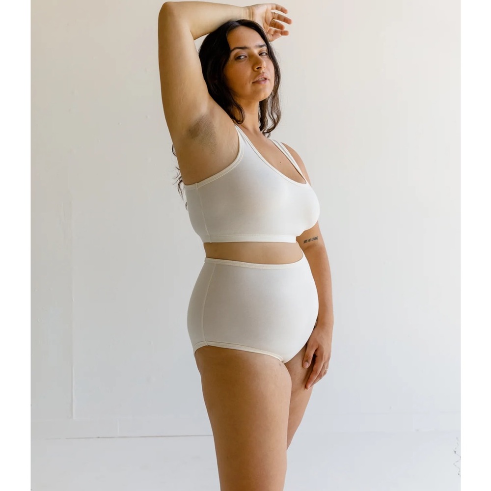 ARQ Full Coverage Bra and High Waisted Undies Set in Cotton
